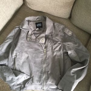 Urban retro suede crop jacket  - L